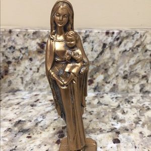 Madonna Statue Jeweled Cross Company